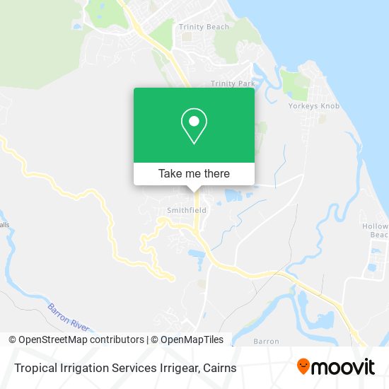 Mapa Tropical Irrigation Services Irrigear