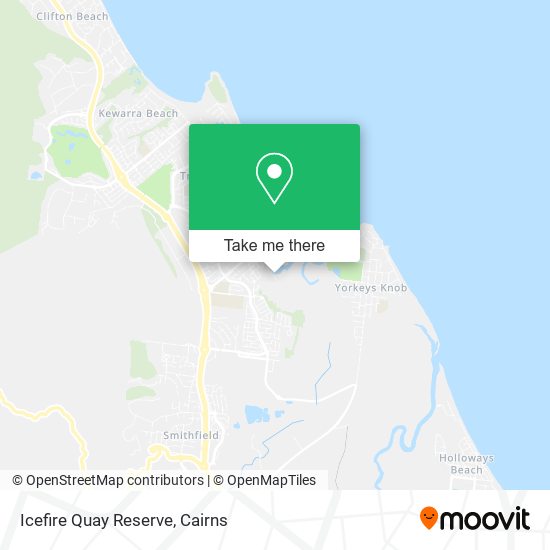 Mapa Icefire Quay Reserve