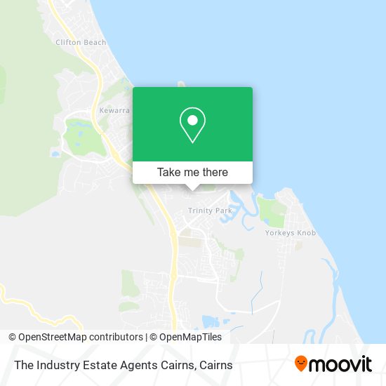 The Industry Estate Agents Cairns map