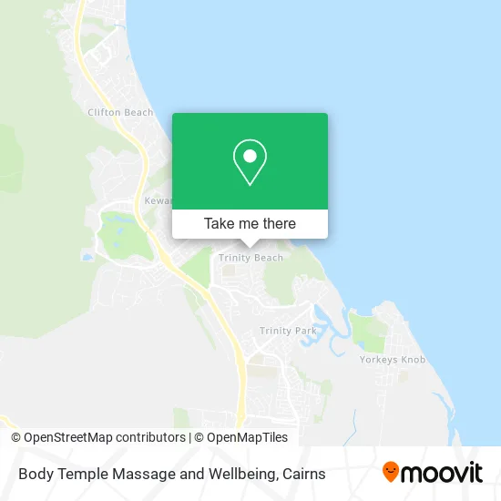 Mapa Body Temple Massage and Wellbeing