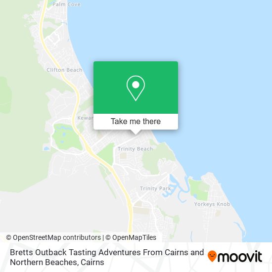 Mapa Bretts Outback Tasting Adventures From Cairns and Northern Beaches