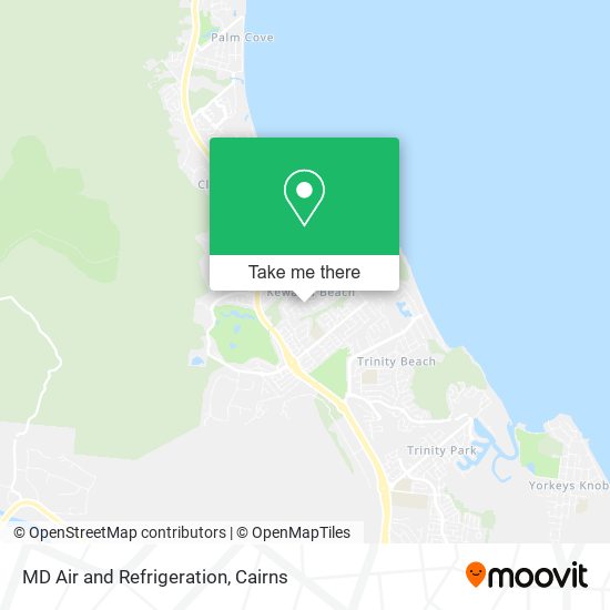 MD Air and Refrigeration map