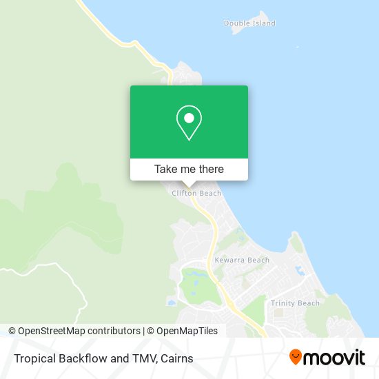 Tropical Backflow and TMV map