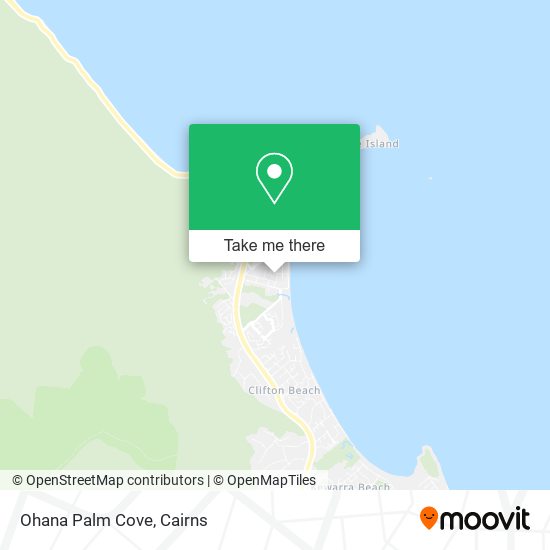 Ohana Palm Cove map