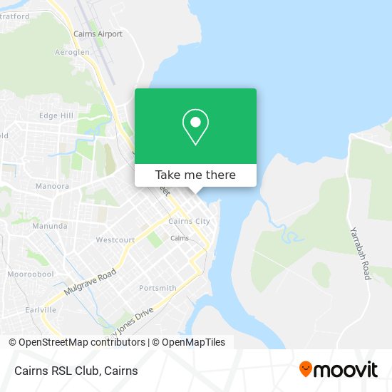 Cairns RSL Club map