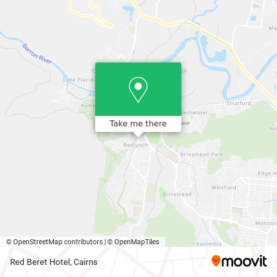 Red Beret Hotel map