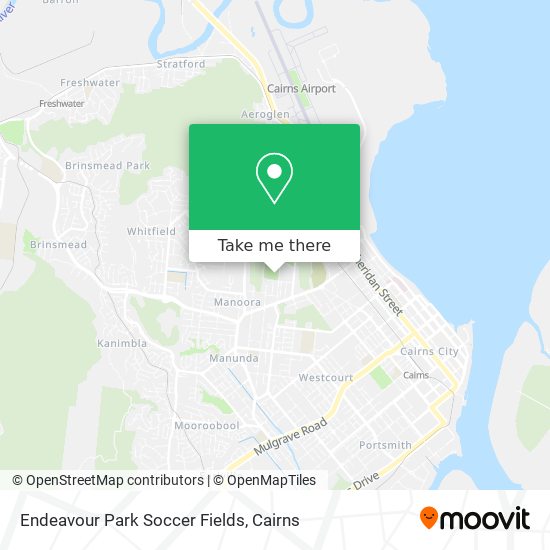 Endeavour Park Soccer Fields map