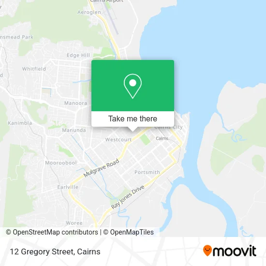 12 Gregory Street map