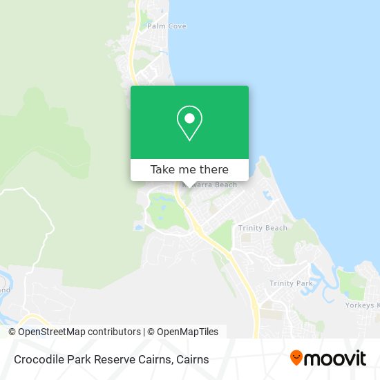 Crocodile Park Reserve Cairns map