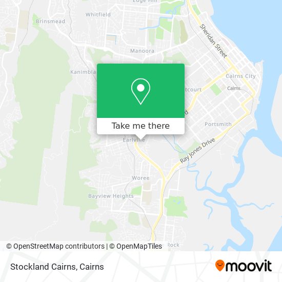 Stockland Cairns map