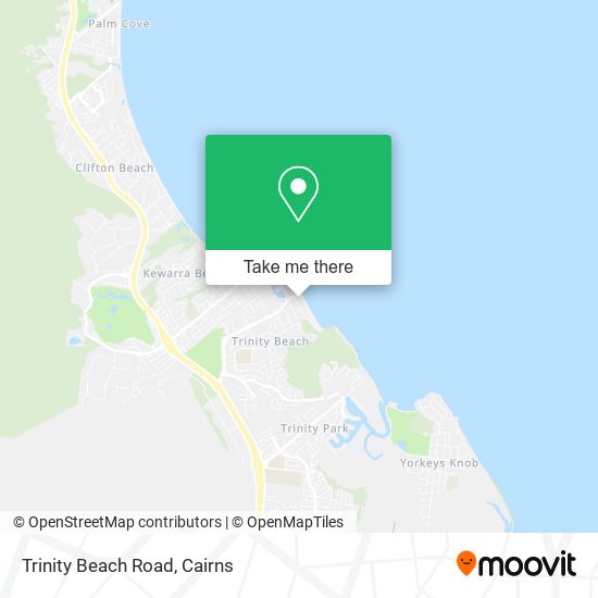Trinity Beach Road map