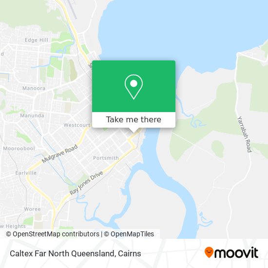 Caltex Far North Queensland map