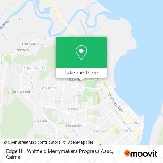 Edge Hill Whitfield Merrymakers Progress Assc map