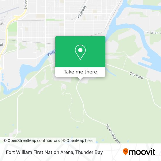 Fort William First Nation Arena map