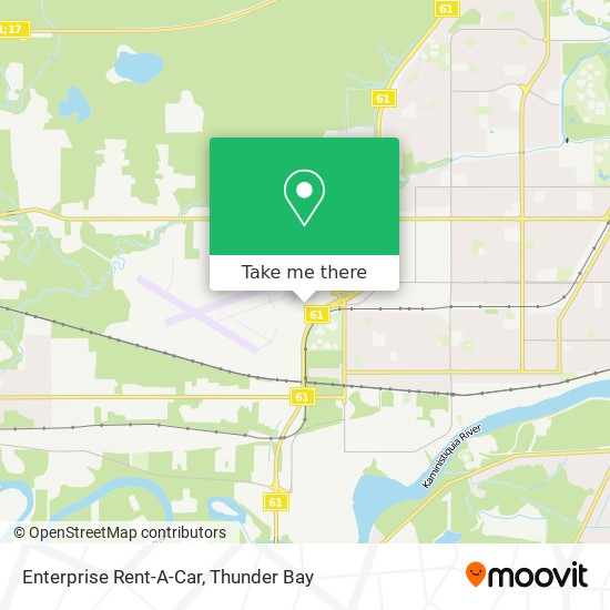 Enterprise Rent-A-Car map