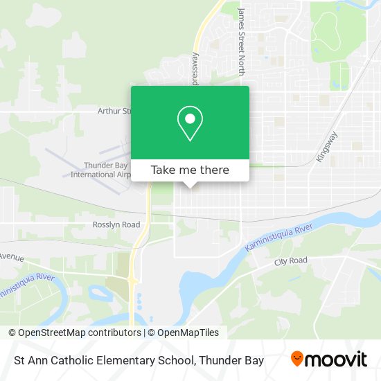 St Ann Catholic Elementary School map
