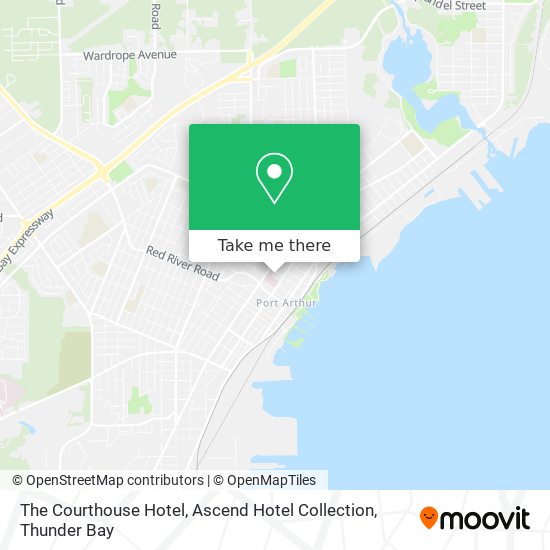 The Courthouse Hotel, Ascend Hotel Collection map