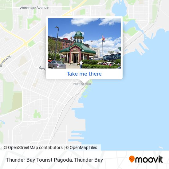 Thunder Bay Tourist Pagoda map