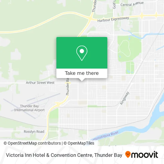Victoria Inn Hotel & Convention Centre map
