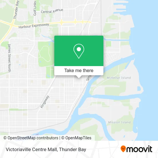 Victoriaville Centre Mall map