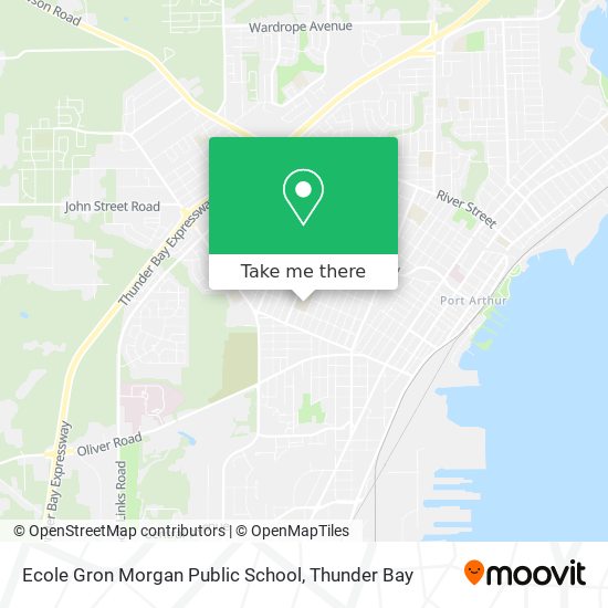 Ecole Gron Morgan Public School map