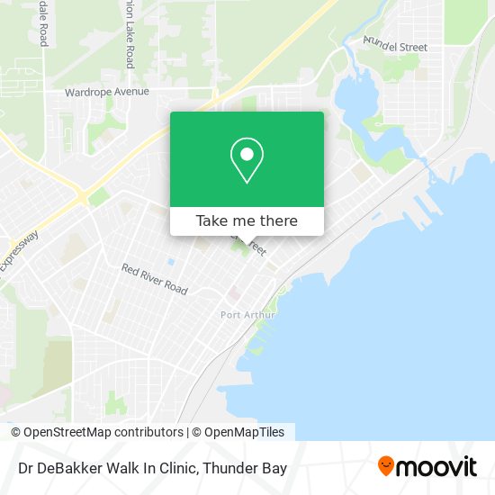 Dr DeBakker Walk In Clinic map