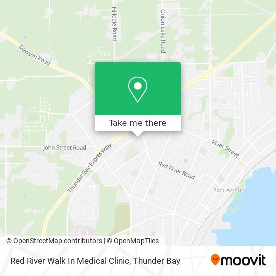 Red River Walk In Medical Clinic map