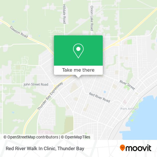 Red River Walk In Clinic map