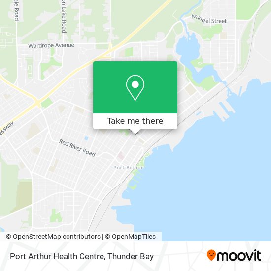 Port Arthur Health Centre map