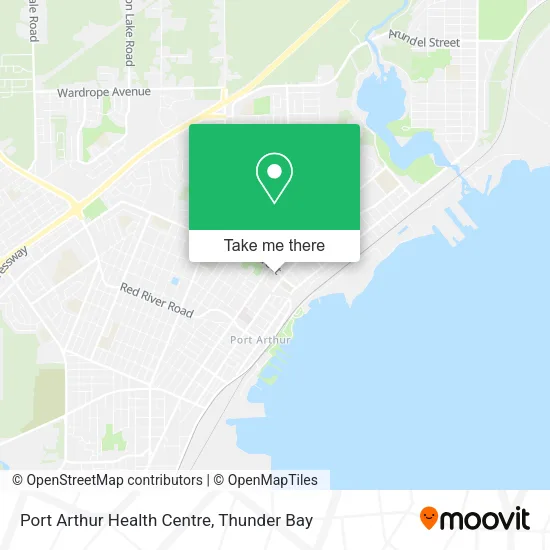 Port Arthur Health Centre map