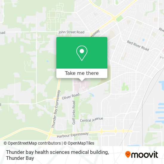 Thunder bay health sciences medical building plan