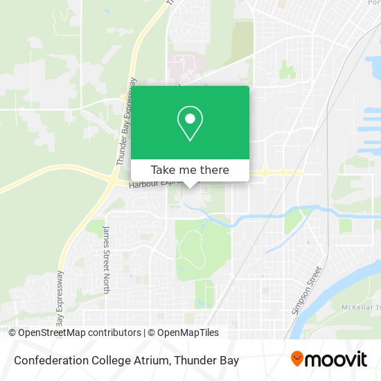 Confederation College Atrium plan