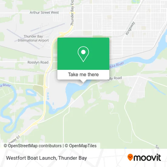 Westfort Boat Launch map