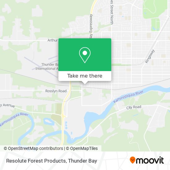 Resolute Forest Products map