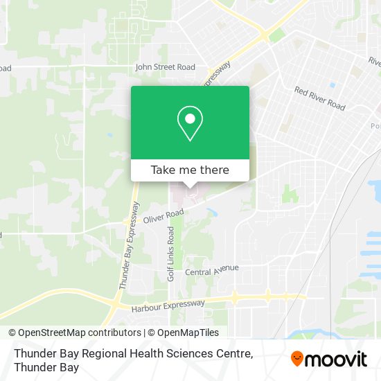 Thunder Bay Regional Health Sciences Centre plan