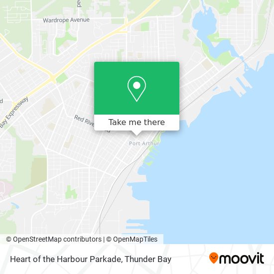 Heart of the Harbour Parkade map