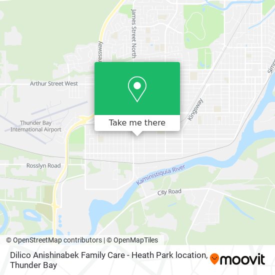 Dilico Anishinabek Family Care - Heath Park location map