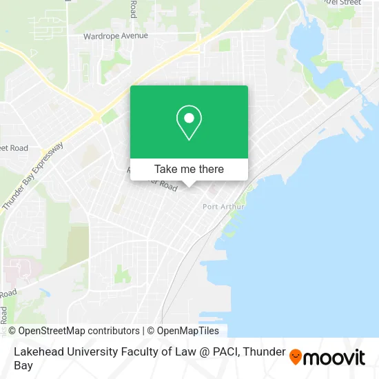 Lakehead University Faculty of Law @ PACI map