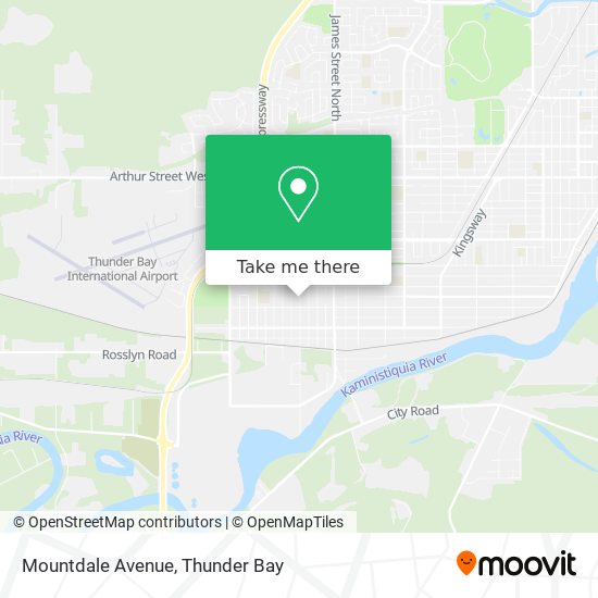 Mountdale Avenue map