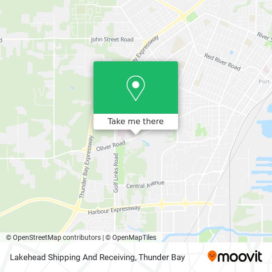 Lakehead Shipping And Receiving map
