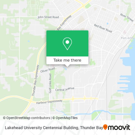 Lakehead University Centennial Building map