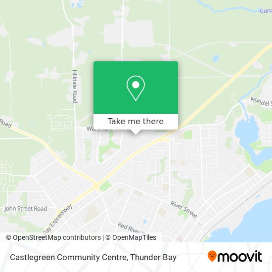 Castlegreen Community Centre map