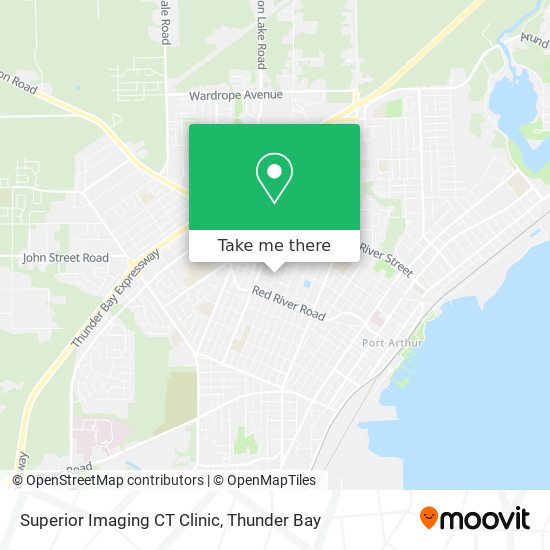 Superior Imaging CT Clinic map