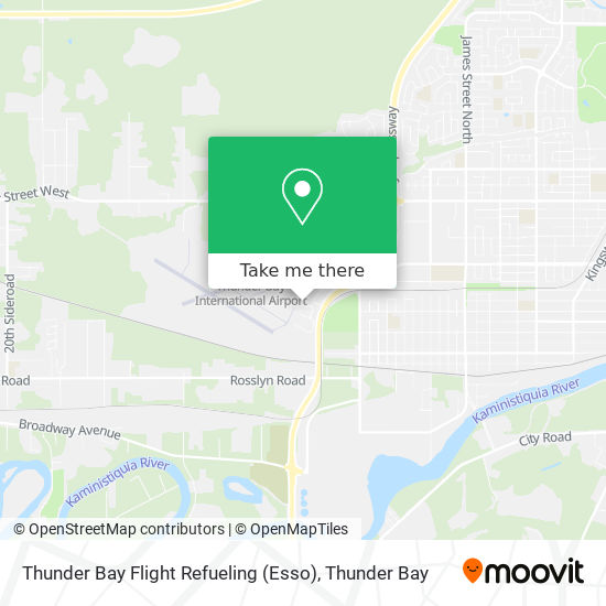 Thunder Bay Flight Refueling (Esso) map