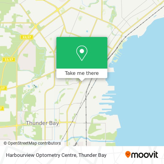 Harbourview Optometry Centre map