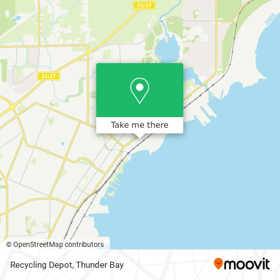 Recycling Depot map