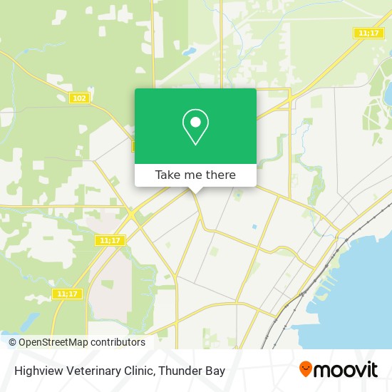 Highview Veterinary Clinic map