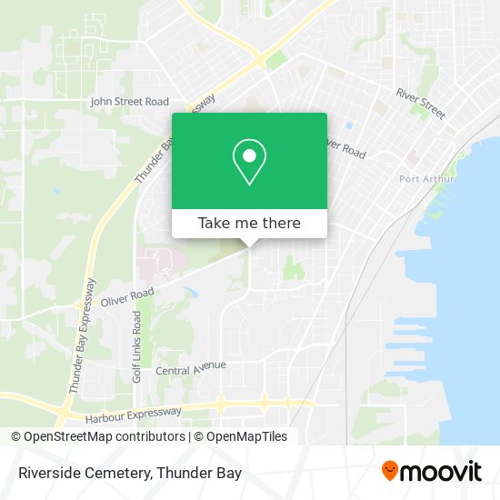 Riverside Cemetery map