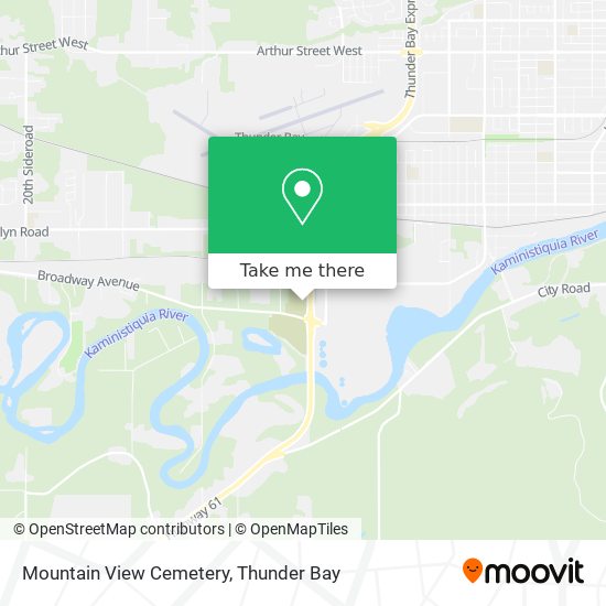 Mountain View Cemetery map