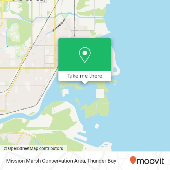 Mission Marsh Conservation Area map